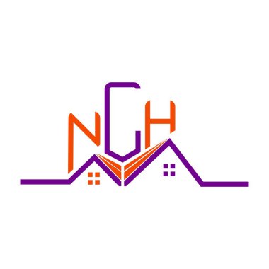 NLH Real State logo tasarımı, NLH basit ve modern logo. NLH lüks alfabe tasarımı  