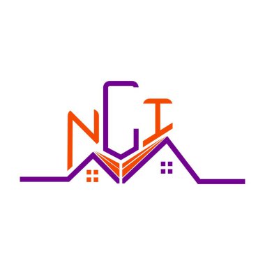 NLI Real State logo tasarımı, NLI basit ve modern logo. NLI lüks alfabe tasarımı  