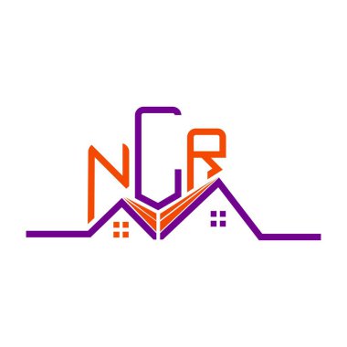NLR Real State logo tasarımı, NLR basit ve modern logo. NLR lüks alfabe tasarımı  
