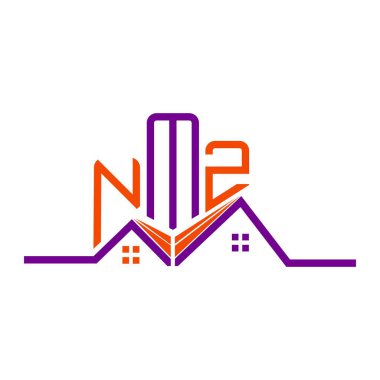 NMZ Real State logo tasarımı, NMZ basit ve modern logo. NMZ lüks alfabe tasarımı  