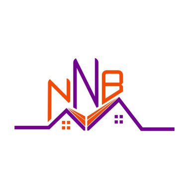 NNB Real State logo tasarımı, NNB basit ve modern logo. NNB lüks alfabe tasarımı  