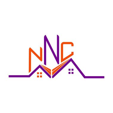 NNC Real State logo tasarımı, NNC basit ve modern logo. NNC lüks alfabe tasarımı  