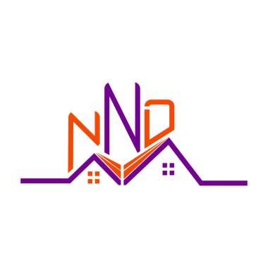 NND Real State logo tasarımı, NND basit ve modern logo. NND lüks alfabe tasarımı  