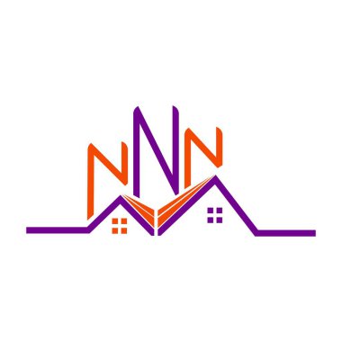 NNN Real State logo tasarımı, NNN basit ve modern logo. NNN lüks alfabe tasarımı  