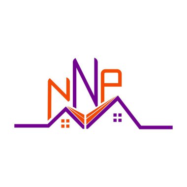NNP Real State logo tasarımı, NNP basit ve modern logo. NNNP lüks alfabe tasarımı  