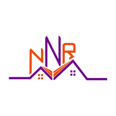 NNR Real State logo tasarımı, NNR basit ve modern logo. NNR lüks alfabe tasarımı  