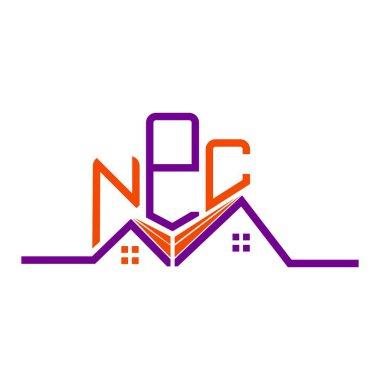 NPC Real State logo tasarımı, NPC basit ve modern logo. NPC lüks alfabe tasarımı  