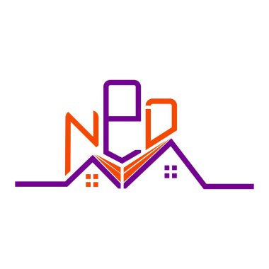 NPD emlak logosu tasarımı, NPD basit ve modern logosu. NPD lüks alfabe dizaynı  