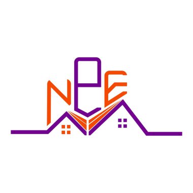 NPE Real State logo tasarımı, NPE basit ve modern logo. NPE lüks alfabe tasarımı  
