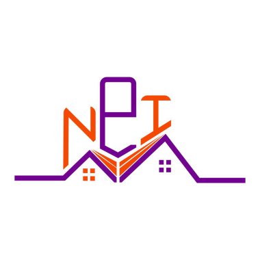 NPI Real State logo tasarımı, NPI basit ve modern logo. NPI lüks alfabe tasarımı  