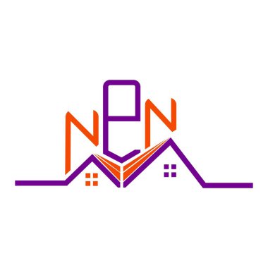 NPN Real State logo tasarımı, NPN basit ve modern logo. NPN lüks alfabe tasarımı  