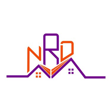 NRD Real State logo tasarımı, NRD basit ve modern logo. NRD lüks alfabe tasarımı  