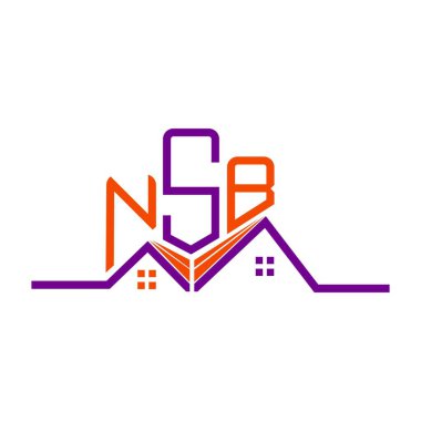NSB Real State logo tasarımı, NSB basit ve modern logo. NSB lüks alfabe tasarımı  