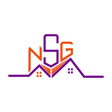 NSG Real State logo tasarımı, NSG basit ve modern logo. NSG lüks alfabe tasarımı  