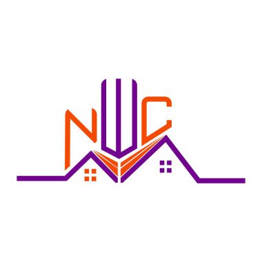 NWC Real State logo tasarımı, NWC basit ve modern logo. NWC lüks alfabe tasarımı  