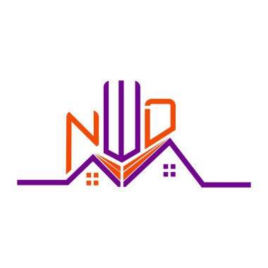NWD Real State logo tasarımı, NWD basit ve modern logo. NWD lüks alfabe tasarımı  