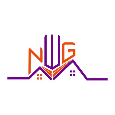 NWG Real State logo tasarımı, NWG basit ve modern logo. NWG lüks alfabe tasarımı  