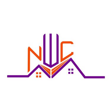 NWL Real State logo tasarımı, NWL basit ve modern logo. NWL lüks alfabe tasarımı  