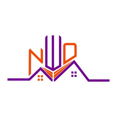 NWO Real State logo tasarımı, NWO basit ve modern logo. NWO lüks alfabe tasarımı  