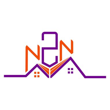 NZN Real State logo tasarımı, NZN basit ve modern logo. NZN lüks alfabe tasarımı  
