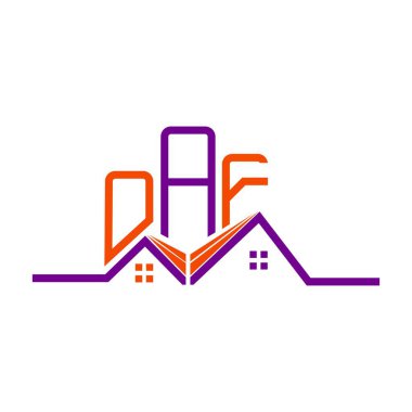 OAF Real State logo tasarımı, OAF basit ve modern logo. OAF lüks alfabe tasarımı  