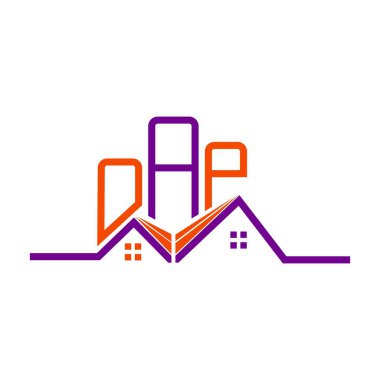 OAP Emlak Logosu Tasarımı, OAP Basit ve Modern Logo. OAP lüks alfabe tasarımı  