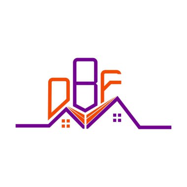 OBF Real State logo tasarımı, OBF basit ve modern logo. OBF lüks alfabe tasarımı  