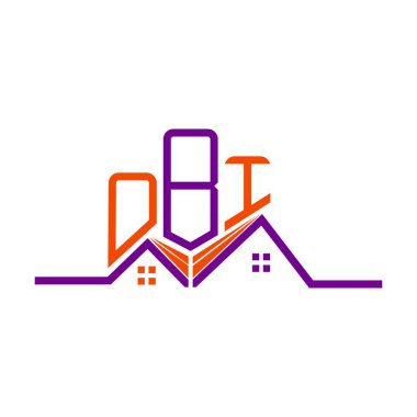 OBI Emlak Logosu Tasarımı, OBI Basit ve Modern Logo. OBI lüks alfabe tasarımı  