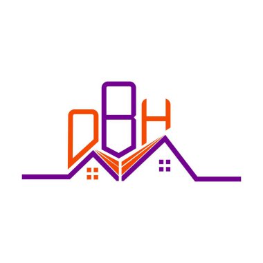 OBH Emlak logosu tasarımı, OBH basit ve modern logosu. OBH lüks alfabe tasarımı  