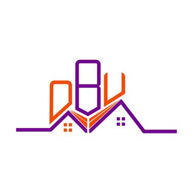 OBU Real State logo tasarımı, OBU basit ve modern logo. OBU lüks alfabe tasarımı  