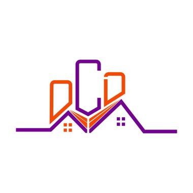 OCD Emlak Logosu Tasarımı, OCD Basit ve Modern Logo. OCD lüks alfabe tasarımı  