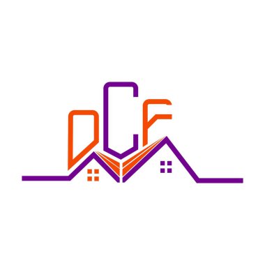 OCF Real State logo tasarımı, OCF basit ve modern logo. OCF lüks alfabe tasarımı  