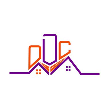 ODC Emlak Logosu Tasarımı, ODC Basit ve Modern Logo. ODC lüks alfabe tasarımı  