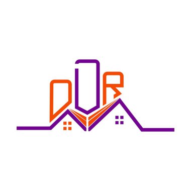 ODR Real State logo tasarımı, ODR basit ve modern logo. ODR lüks alfabe tasarımı  