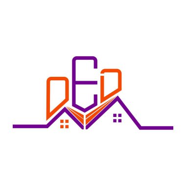 OED Emlak Logosu Tasarımı, OED Basit ve Modern Logo. OED lüks alfabe tasarımı  