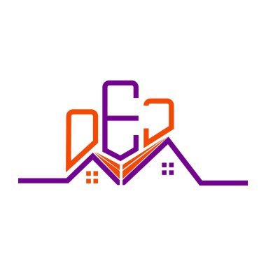 OEJ Real State logo tasarımı, OEJ basit ve modern logo. OEJ lüks alfabe tasarımı  