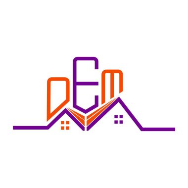 OEM Real State logo tasarımı, OEM basit ve modern logo. OEM lüks alfabe tasarımı  