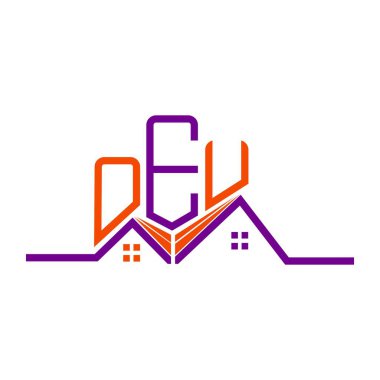 OEU Gayrimenkul logosu tasarımı, OEU basit ve modern logosu. OEU lüks alfabe tasarımı  