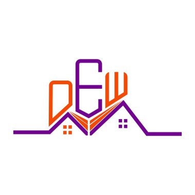 OEW Emlak Logosu Tasarımı, OEW Basit ve Modern Logo. Lüks alfabe tasarımı  