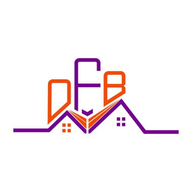 OFB Emlak Logosu Tasarımı, OFB Basit ve Modern Logo. OFB lüks alfabe tasarımı  