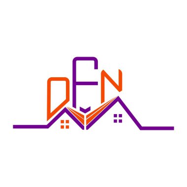 OFN Real State logo tasarımı, OFN basit ve modern logo. OFN lüks alfabe tasarımı  