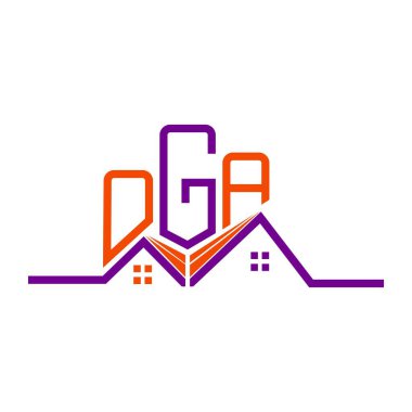 OGA Real State logo tasarımı, OGA basit ve modern logosu. OGA lüks alfabe tasarımı  