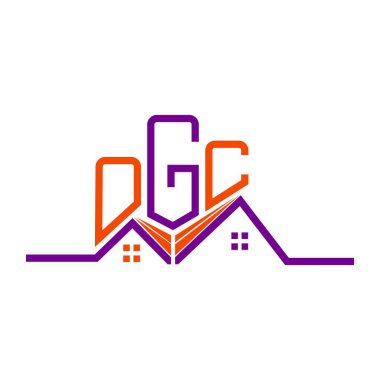 OGC Real State logo tasarımı, OGC basit ve modern logo. OGC lüks alfabe tasarımı  