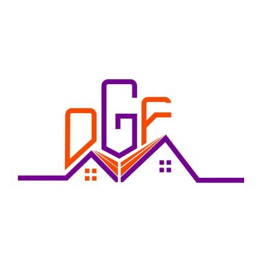 OGF Real State logo tasarımı, OGF basit ve modern logo. OGF lüks alfabe tasarımı  