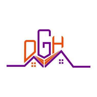 OGH Emlak Logosu Tasarımı, OGH Basit ve Modern Logo. OGH lüks alfabe tasarımı  