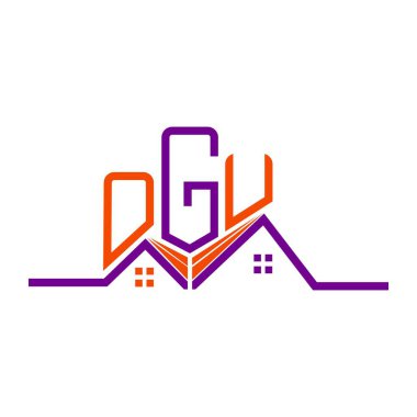 OGU Real State logo tasarımı, OGU basit ve modern logo. OGU lüks alfabe tasarımı  