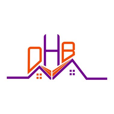 OHB Emlak Logosu Tasarımı, OHB Basit ve Modern Logo. OHB lüks alfabe tasarımı  