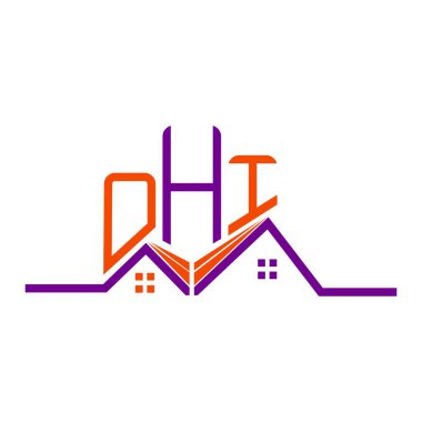 OHI Real State logo tasarımı, OHI basit ve modern logo. Lüks alfabe tasarımı  