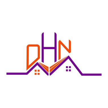 OHN emlak logosu tasarımı, basit ve modern YHN logosu. OHN lüks alfabe tasarımı  