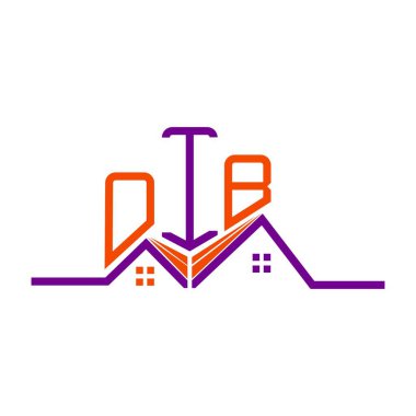 OIB Real State logo tasarımı, OIB basit ve modern logo. OIB lüks alfabe tasarımı  